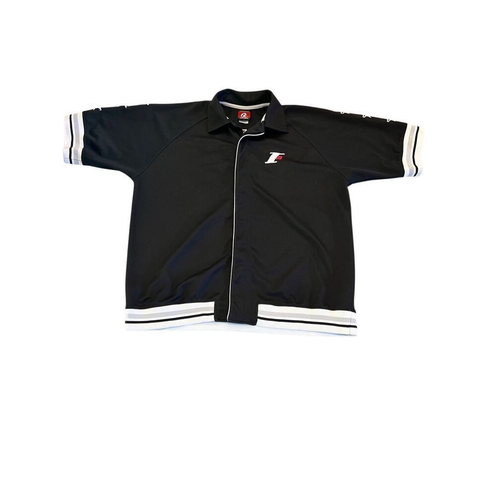 Vintage Y2K Reebok L3 Allen Iverson The Answer Black & Silver Jersey Shirt Warm - Picture 3 of 7
